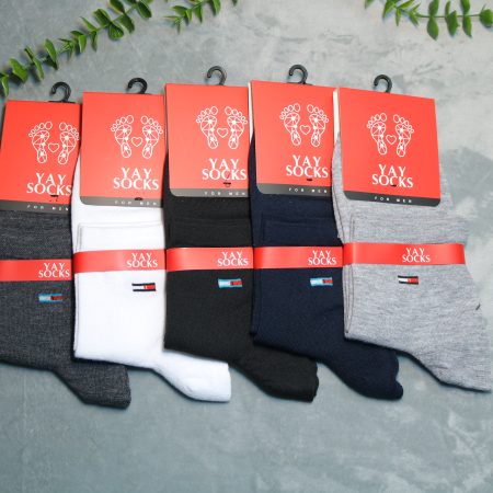 جوراب نیم‌ساق اسپرت Yay Socks (طرح لوگوی تامی) - پک ۱۲ عددی