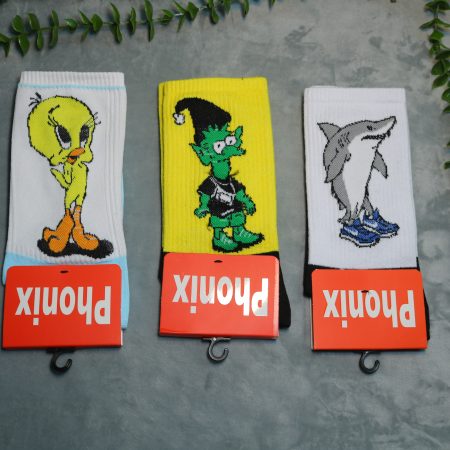 جوراب نیم‌ساق فانتزی طرح کارتونی برند Phonix