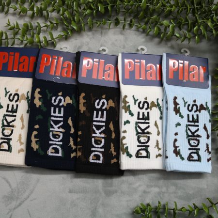 جوراب ساق‌دار مردانه و زنانه طرح چریکی برند Dickies | جوراب استریت استایل مدل Pilar