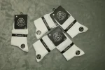 پک ۱۲ جفتی جوراب نیم‌ساق مردانه سفید Corapme (نخ پنبه خالص) - تصویر 2