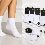 خرید پک ۱۲ جفتی جوراب سفید مردانه YAY | کیفیت بالا و قیمت عمده - جوراب جعفرزاده